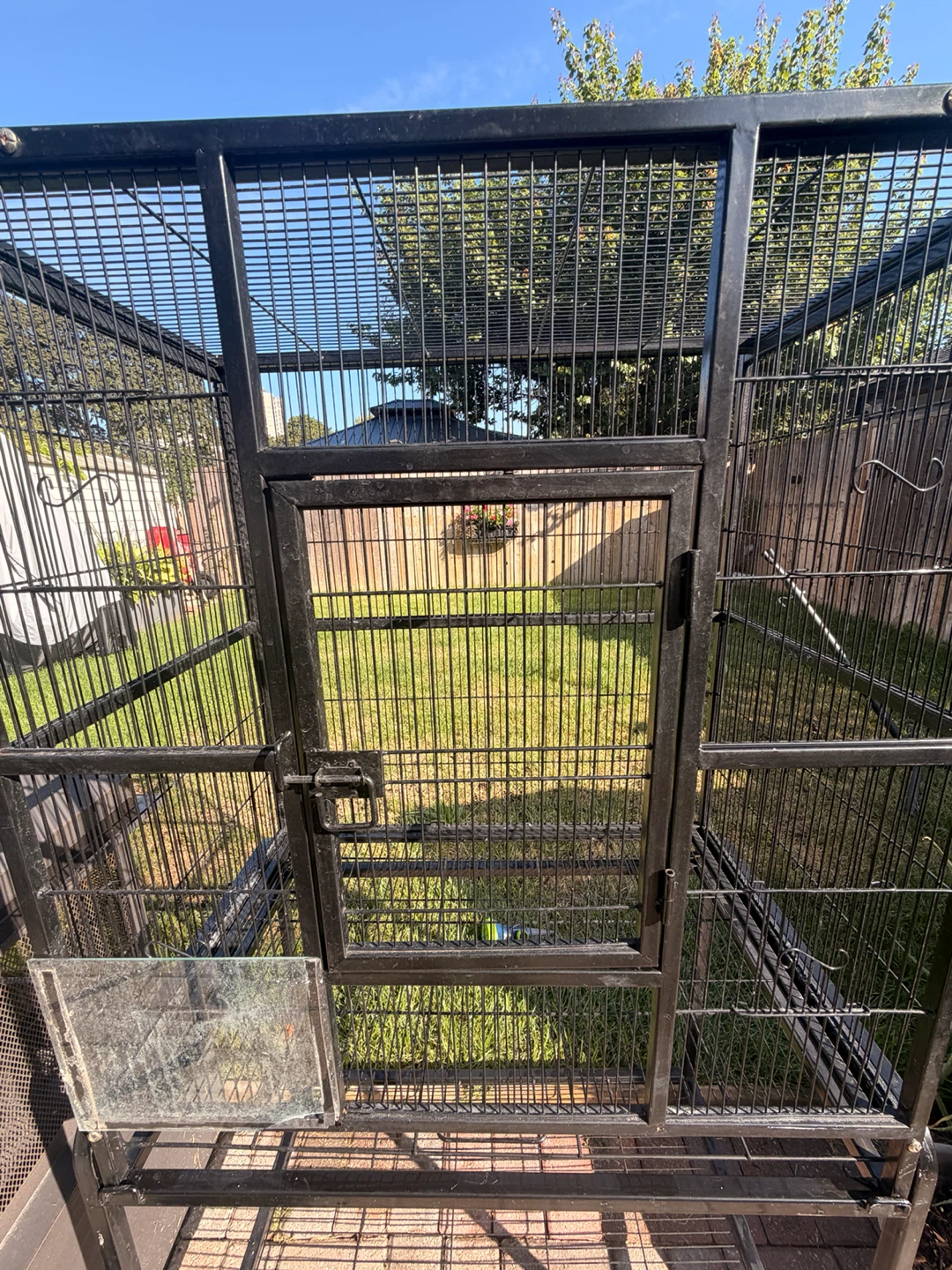 Large Black Bird Cage - photo 2