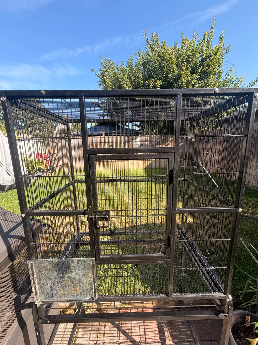 Large Black Bird Cage - photo 4