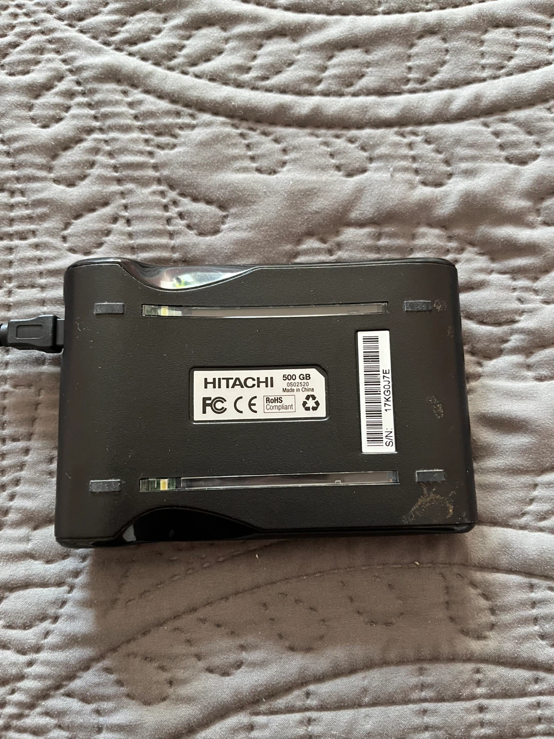 Hitachi 500GB External Hard Drive