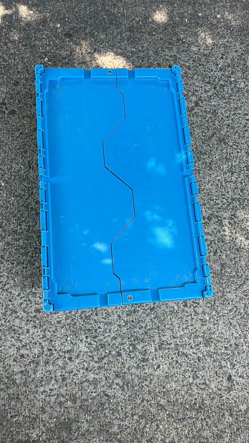 Blue Collapsible Storage Bin - photo 2