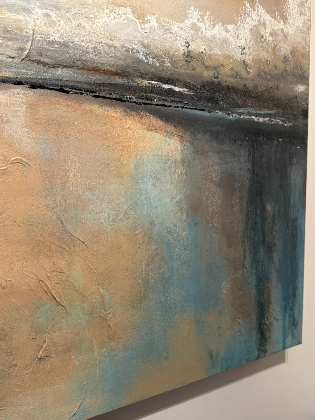Giant original abstract landscape painting home decor - photo 5