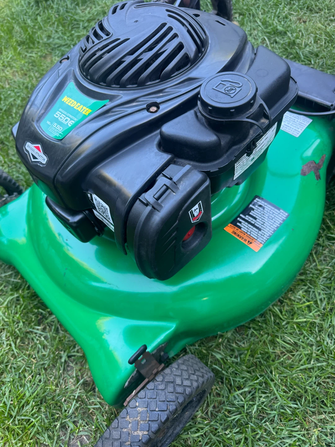 Weed Eater 550e Gas Lawn Mower - photo 4