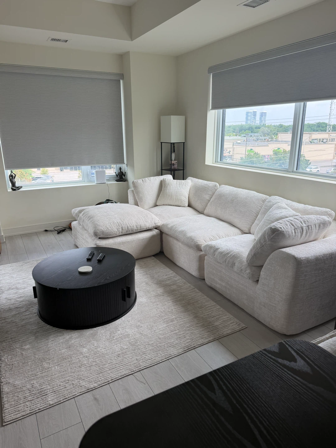 110" Boneless L-Shaped Modular Sectional Sofa - photo 2