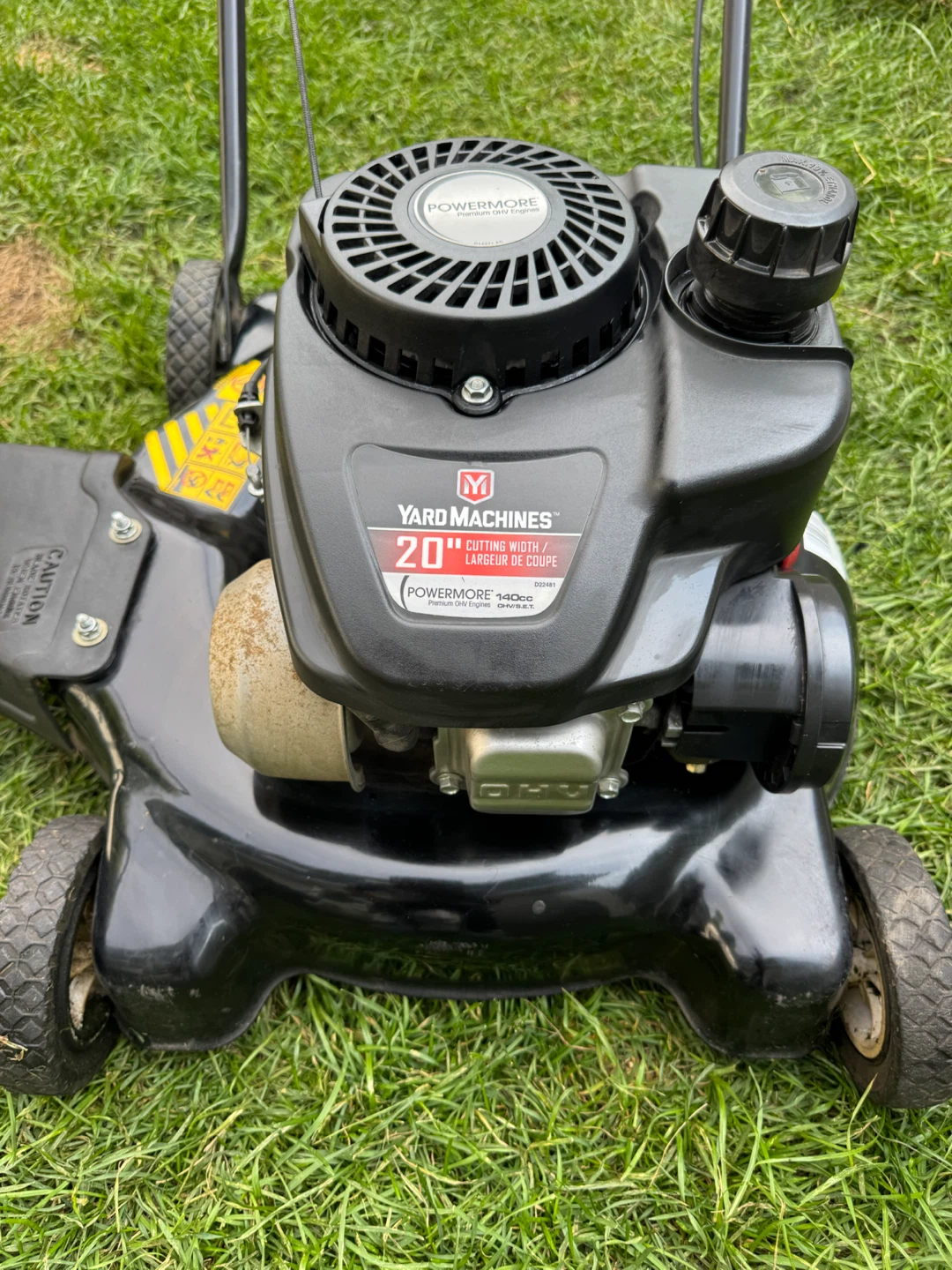 Yard Machines 20" Lawnmower