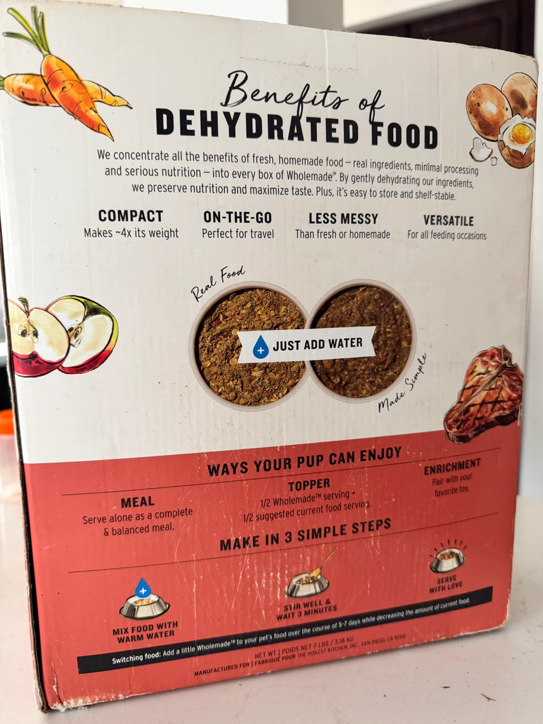 The Honest Kitchen Whole Grain Beef & Oat Recipe Dog Food - photo 2