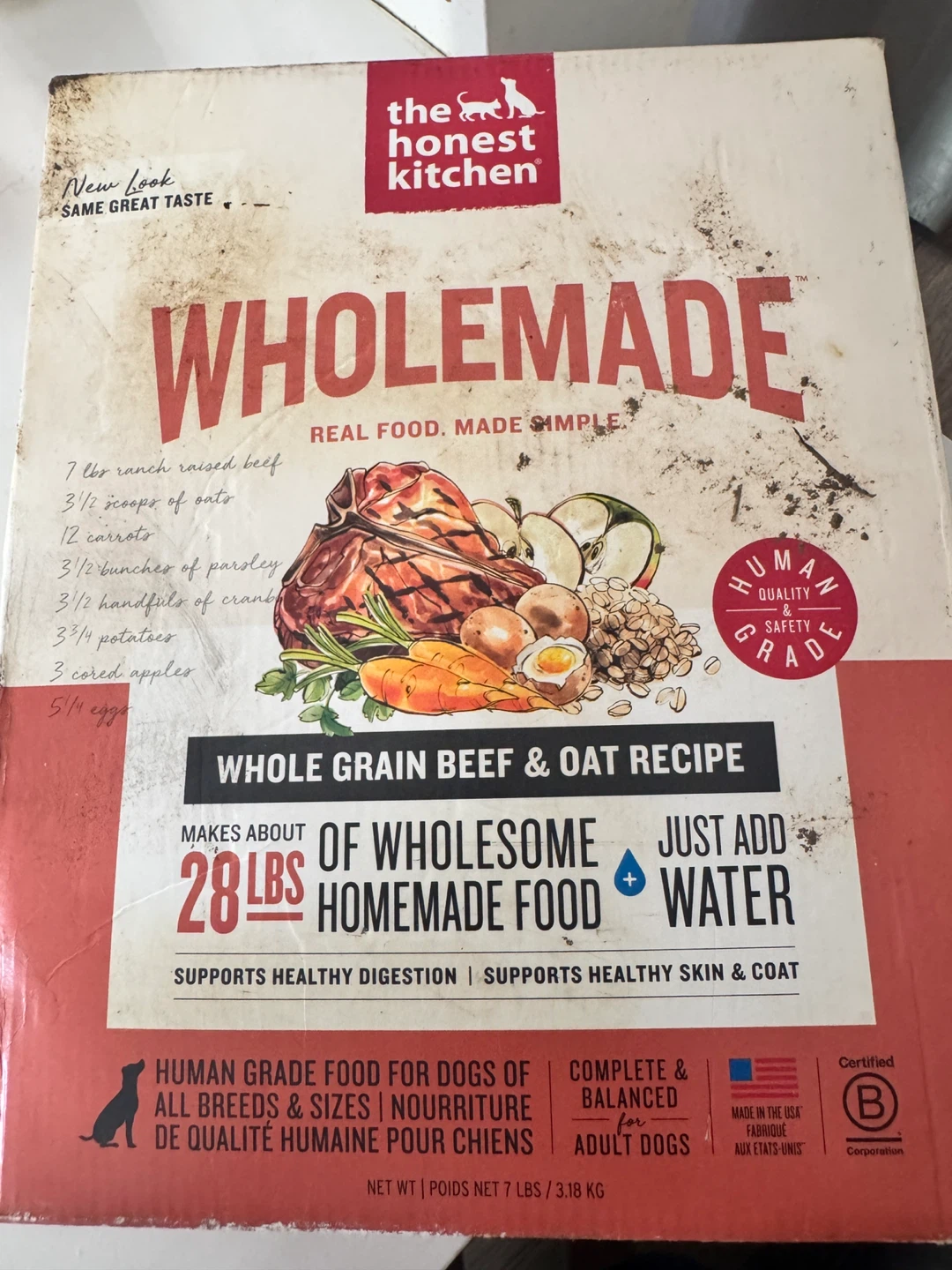 The Honest Kitchen Whole Grain Beef & Oat Recipe Dog Food - photo 3