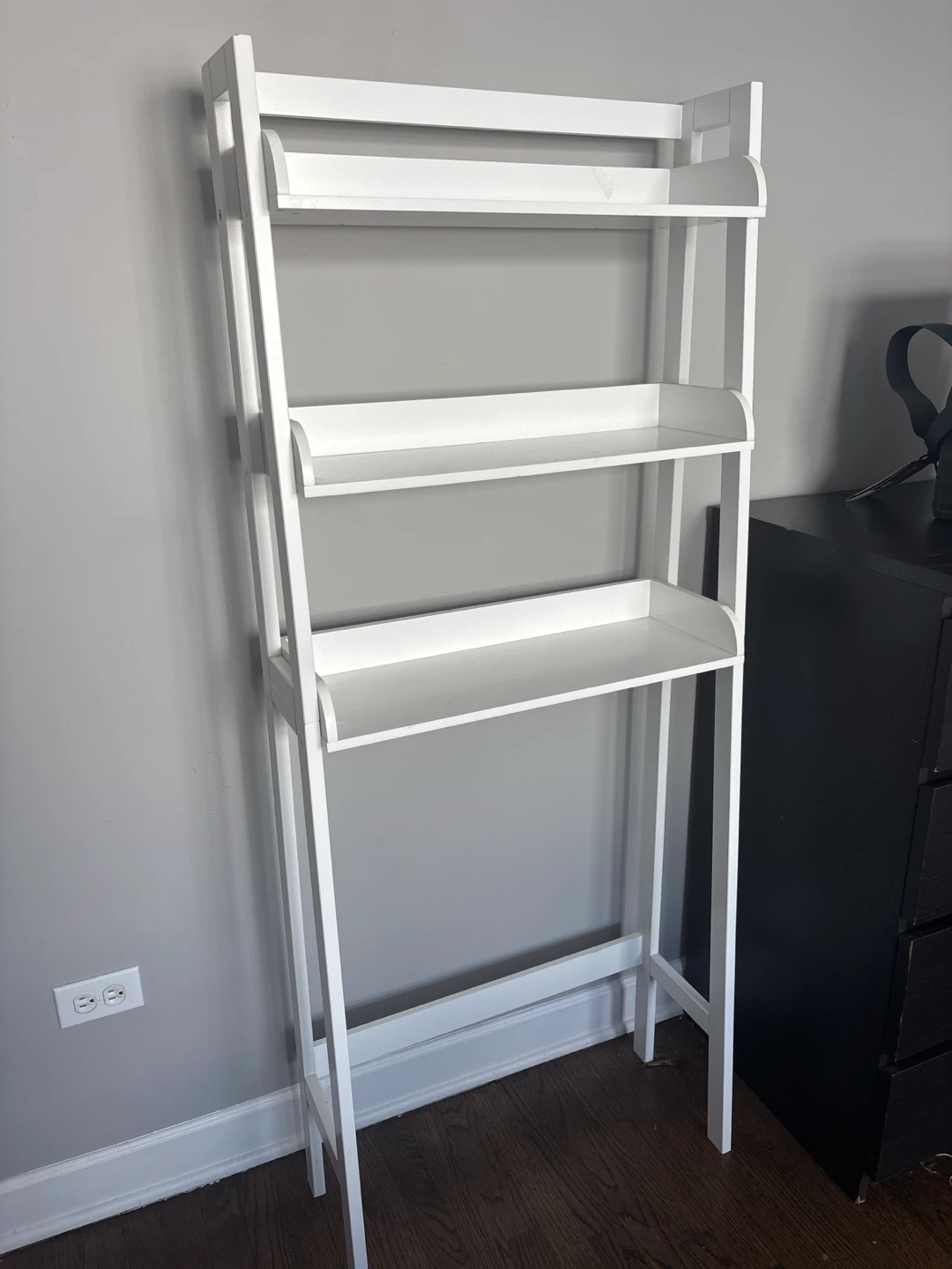 White Ladder Shelf Unit - photo 2