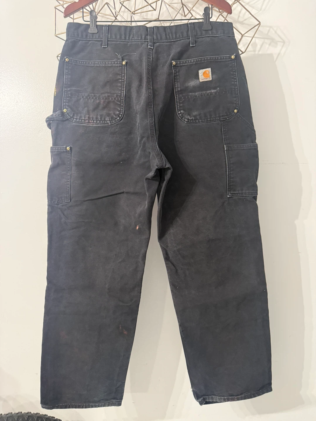 Carhartt Black Carpenter Pants 38x32 - photo 2