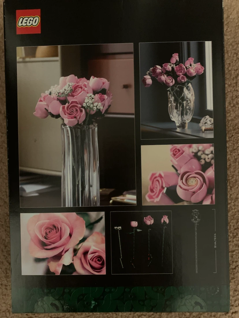 LEGO Botanicals 10374 Pink Roses Building Set
