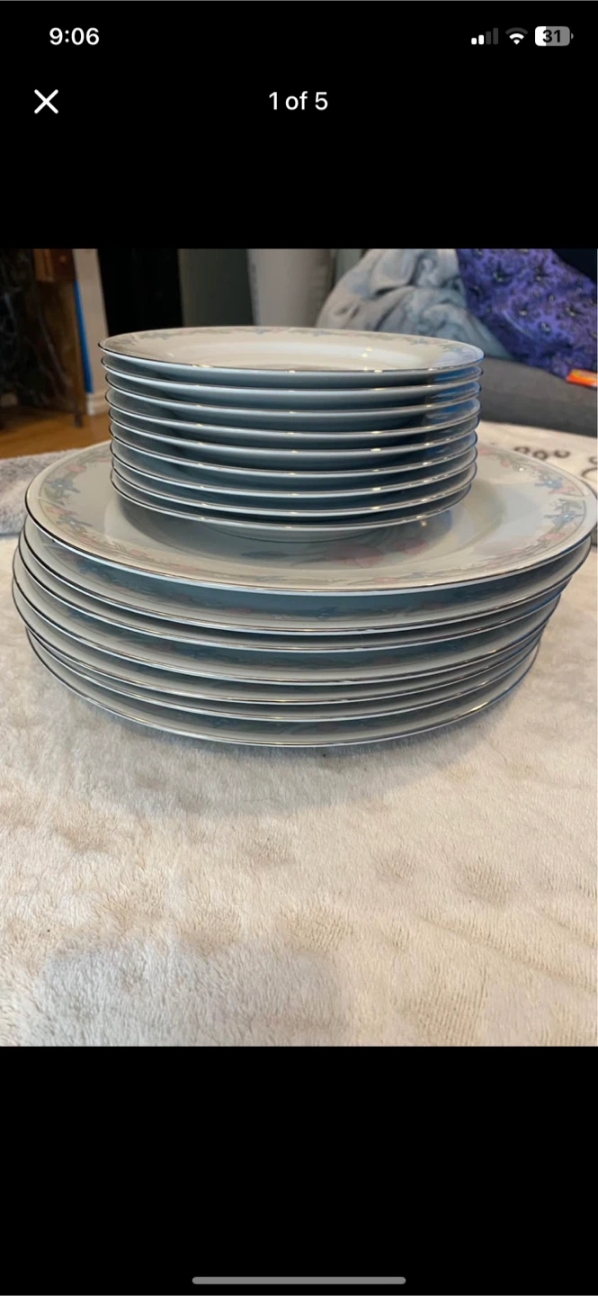 Excel Center Place "Illusions" Dinner Plates (Set of 12)