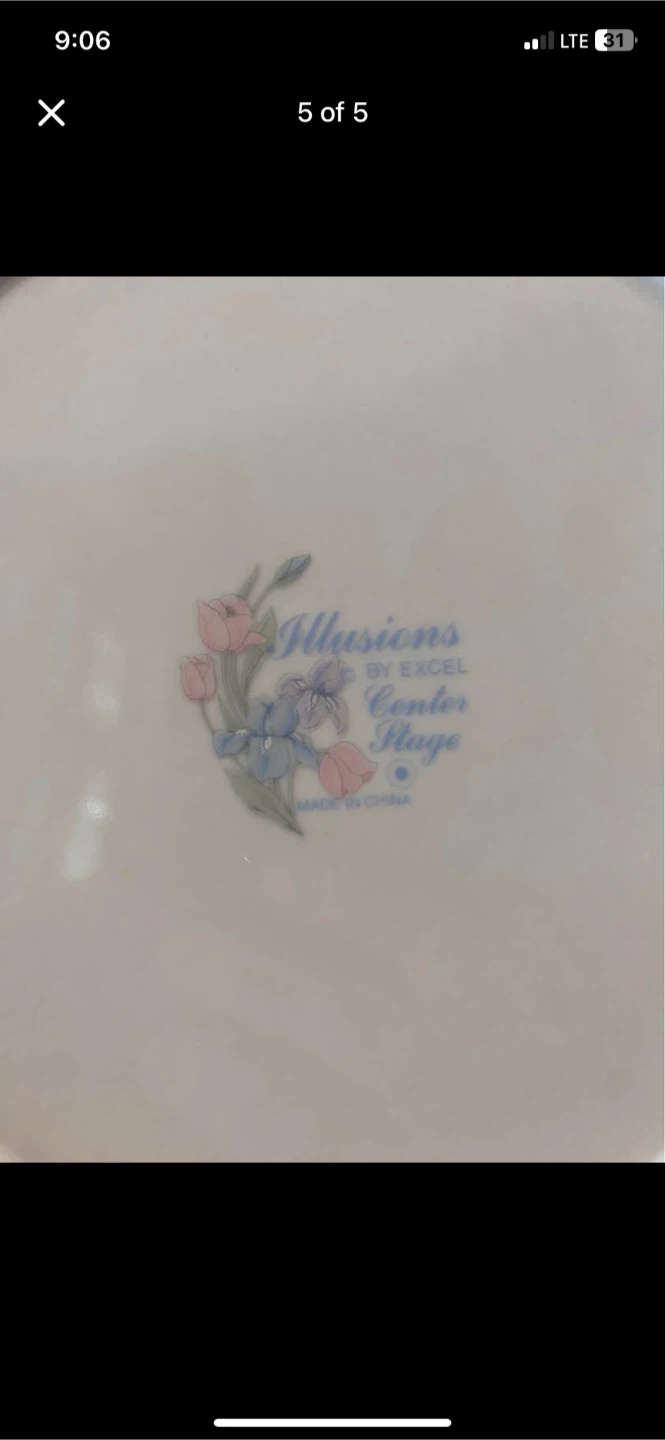Excel Center Place "Illusions" Dinner Plates (Set of 12) - photo 5