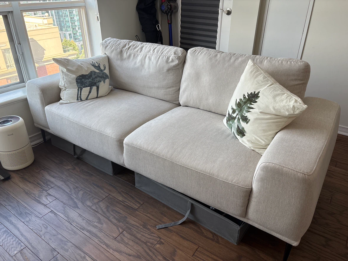 Structube Bromont Beige Sofa - photo 2