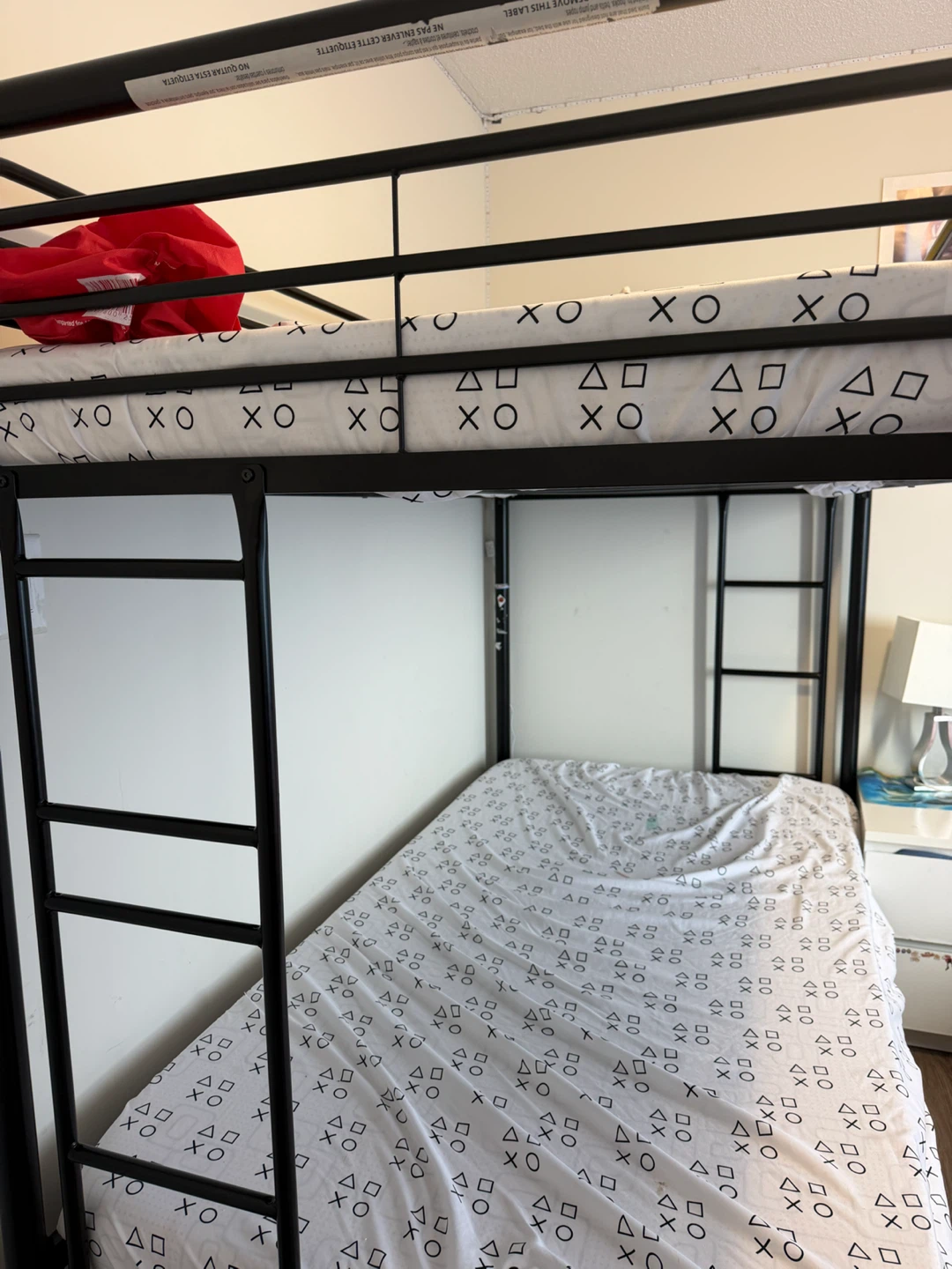 Black Metal Twin Bunk Bed Frame - photo 5