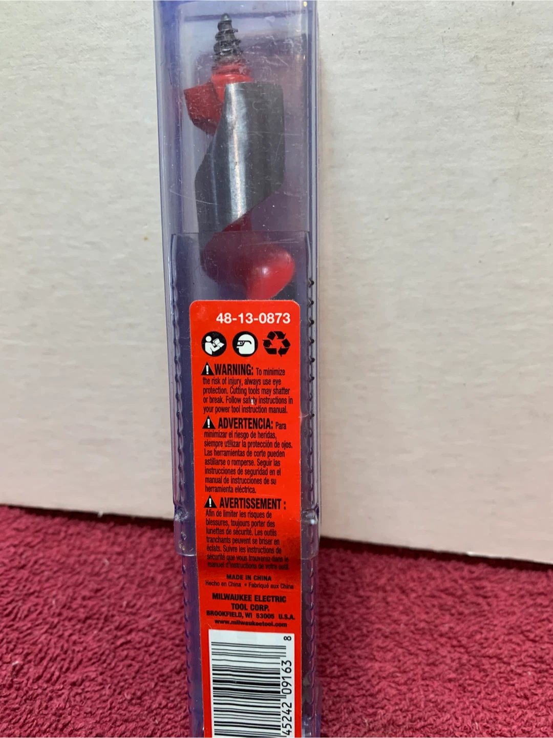 MILWAUKEE 7/8 x 6 SHIP AUGER BIT - photo 3
