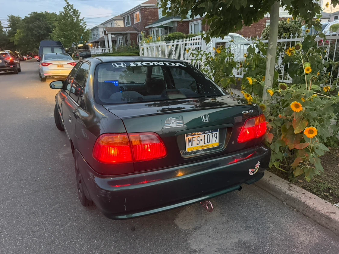 Green Honda Civic Sedan