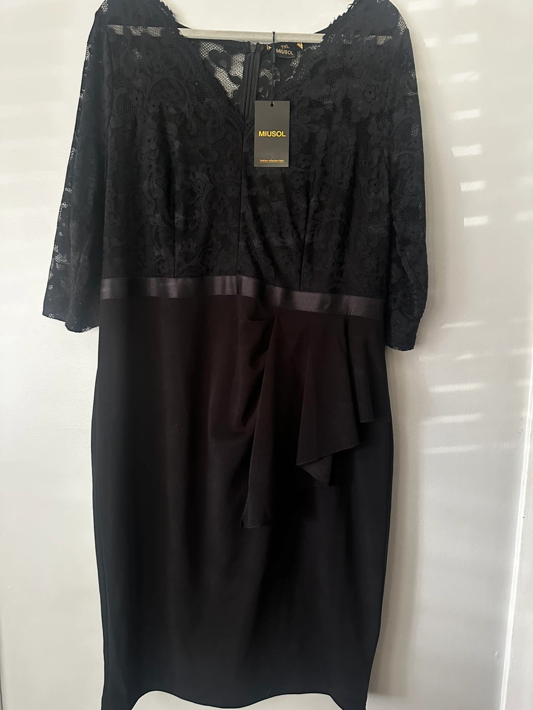 MIUSOL Black Lace Dress 2XL - photo 2