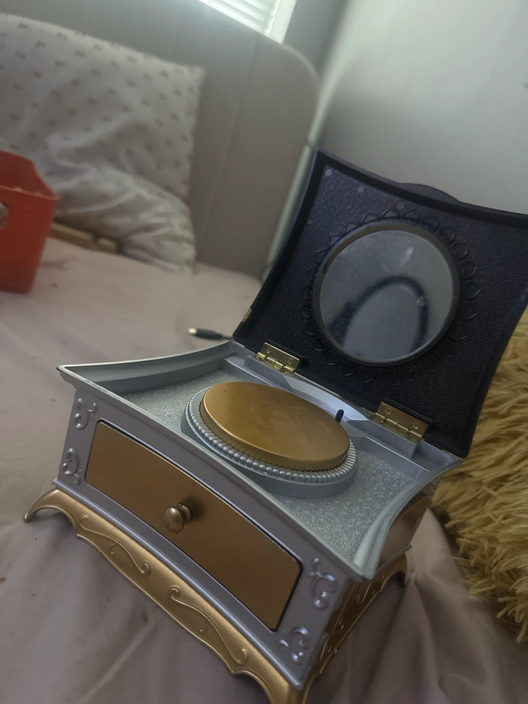 Vintage Ballerina Music Box with Drawer - photo 2