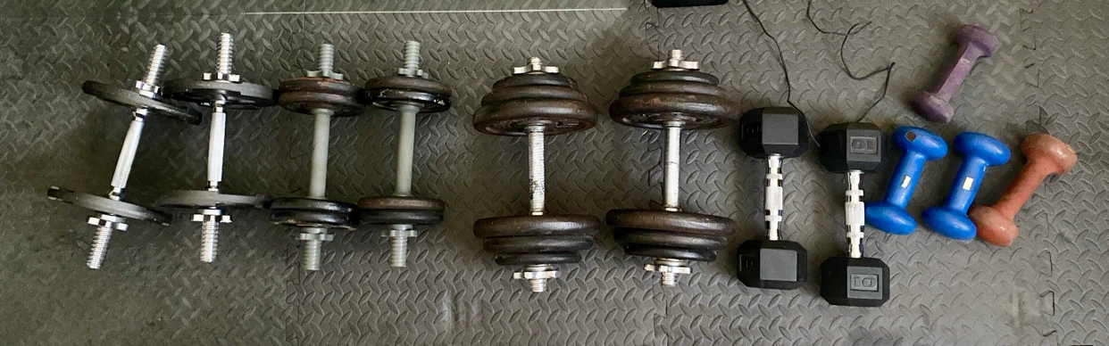Dumbbell Weight Set (150lbs at $1 per pound)