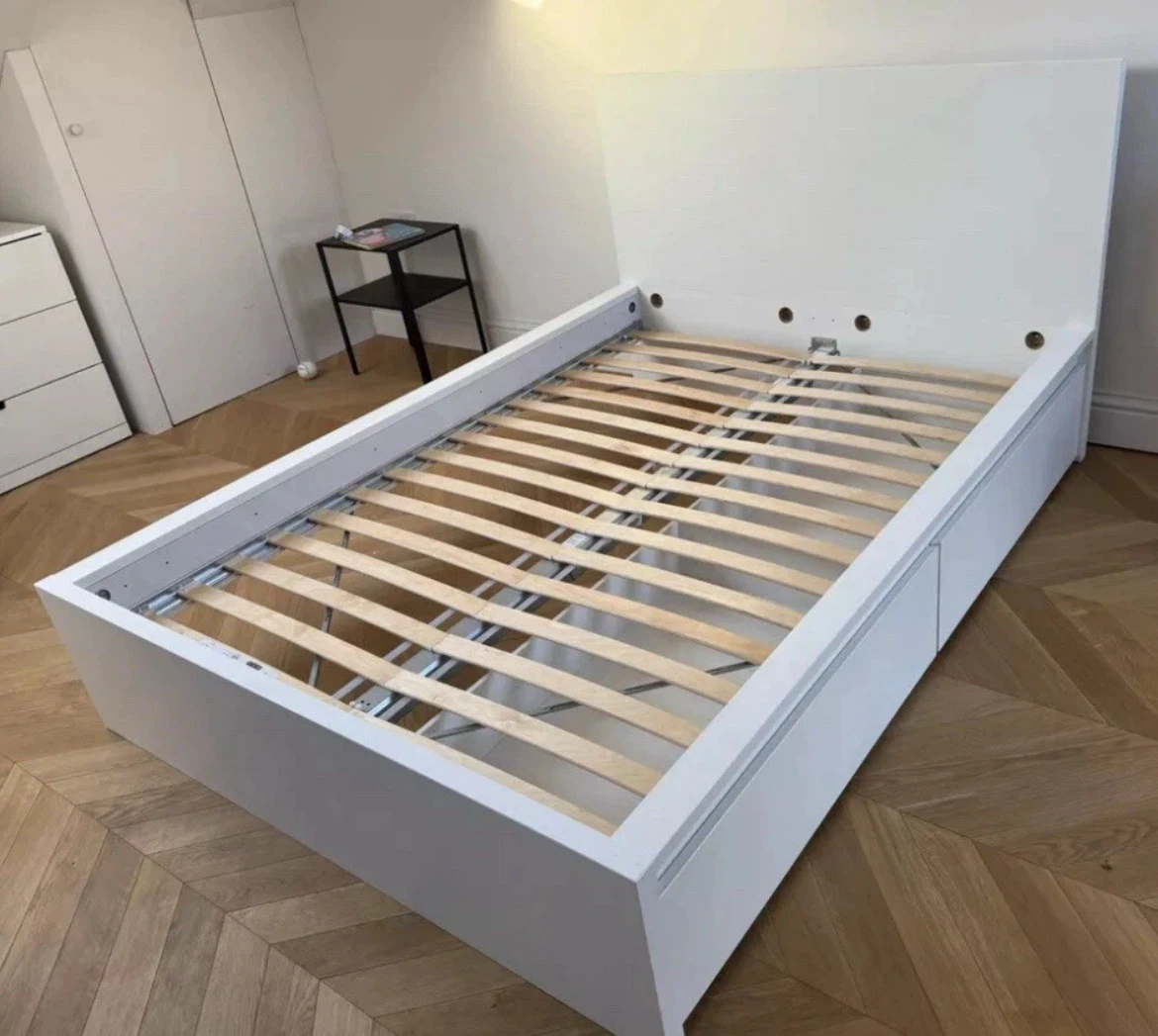 IKEA Full bed frame with 2 drawers