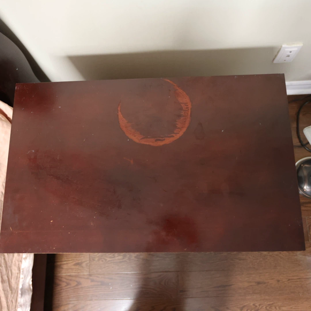 Wooden Nightstand with Two Drawers - photo 4