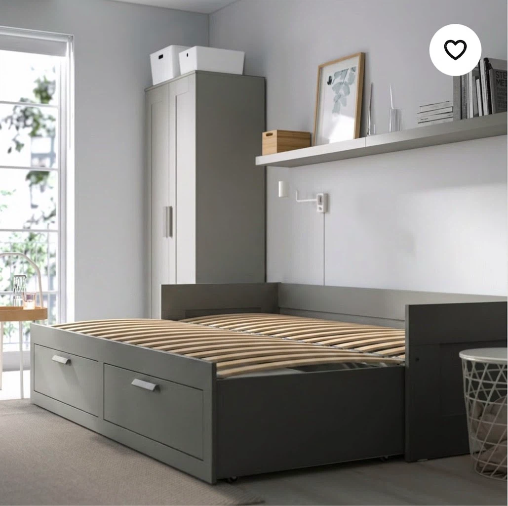 IKEA Double Size BRIMNES Bed