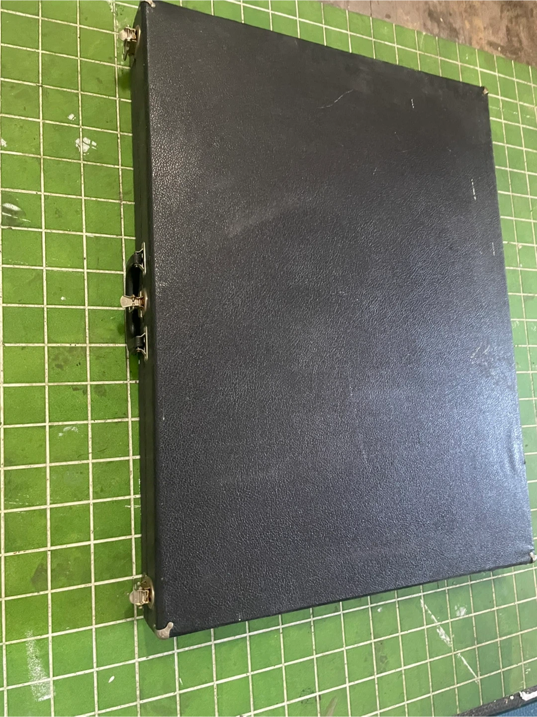 Vintage Black Briefcase in leather - photo 3