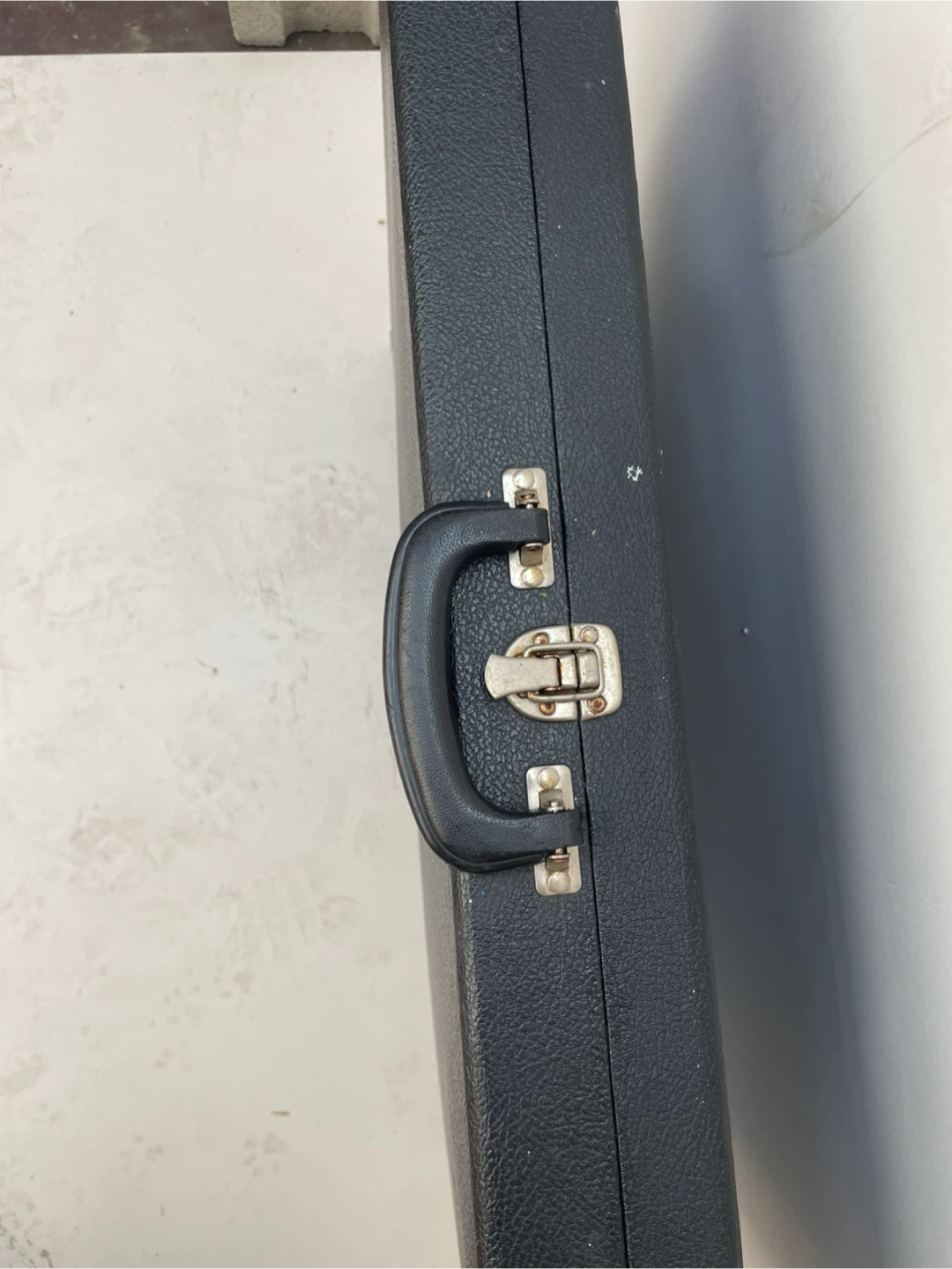 Vintage Black Briefcase in leather - photo 5