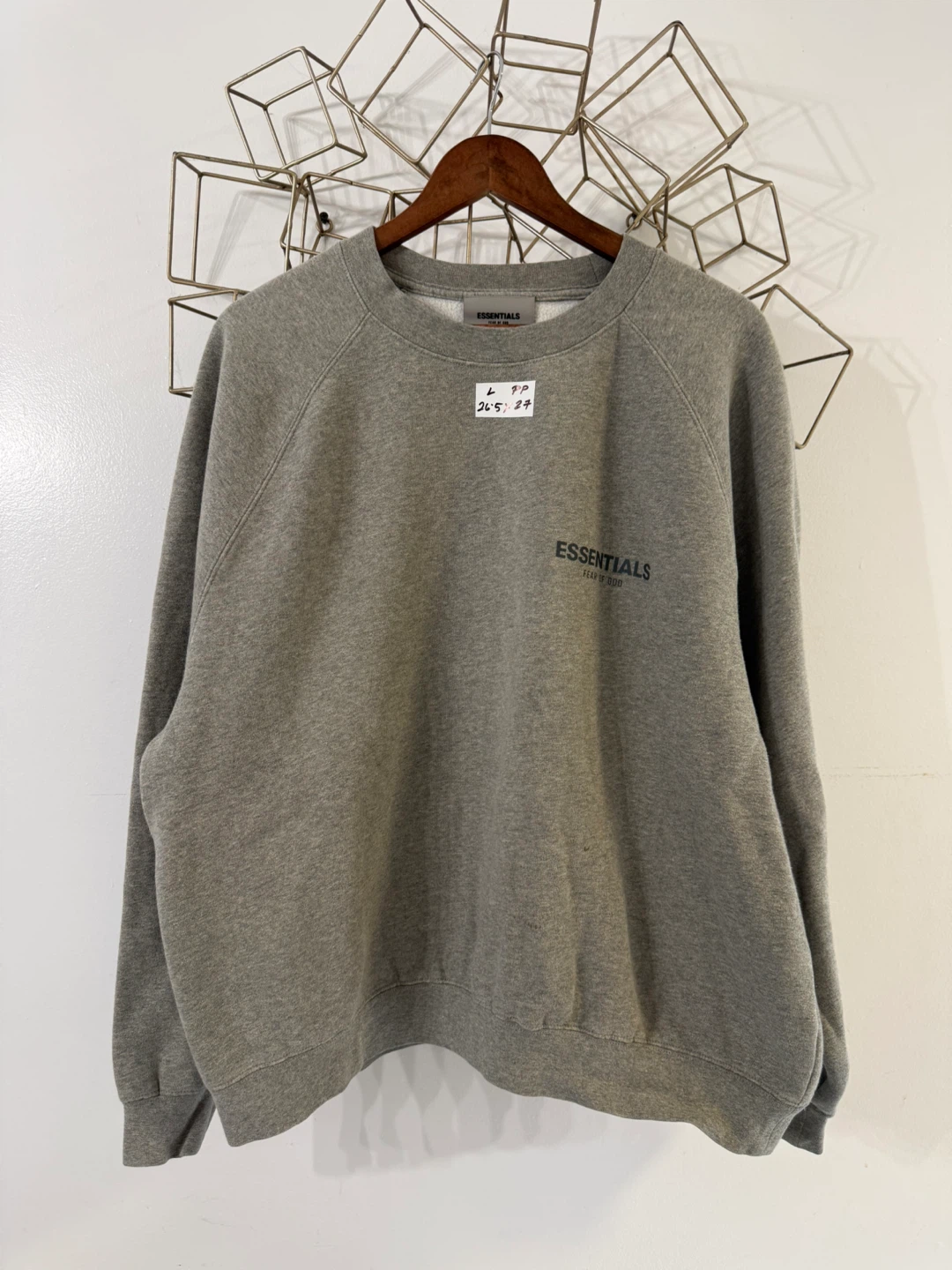 Essentials Fear of God Crewneck Sweatshirt - Grey