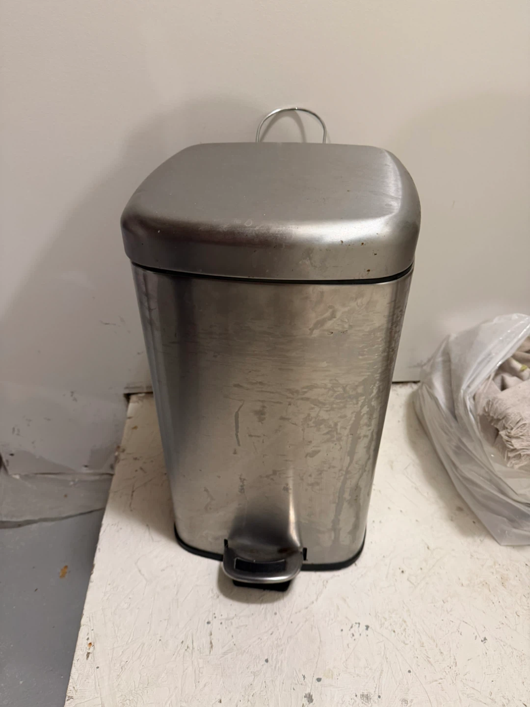Stainless Steel Step Trash Can