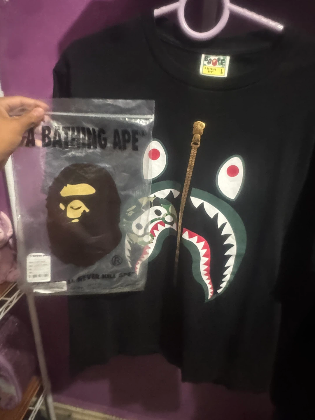 Bape tee size L