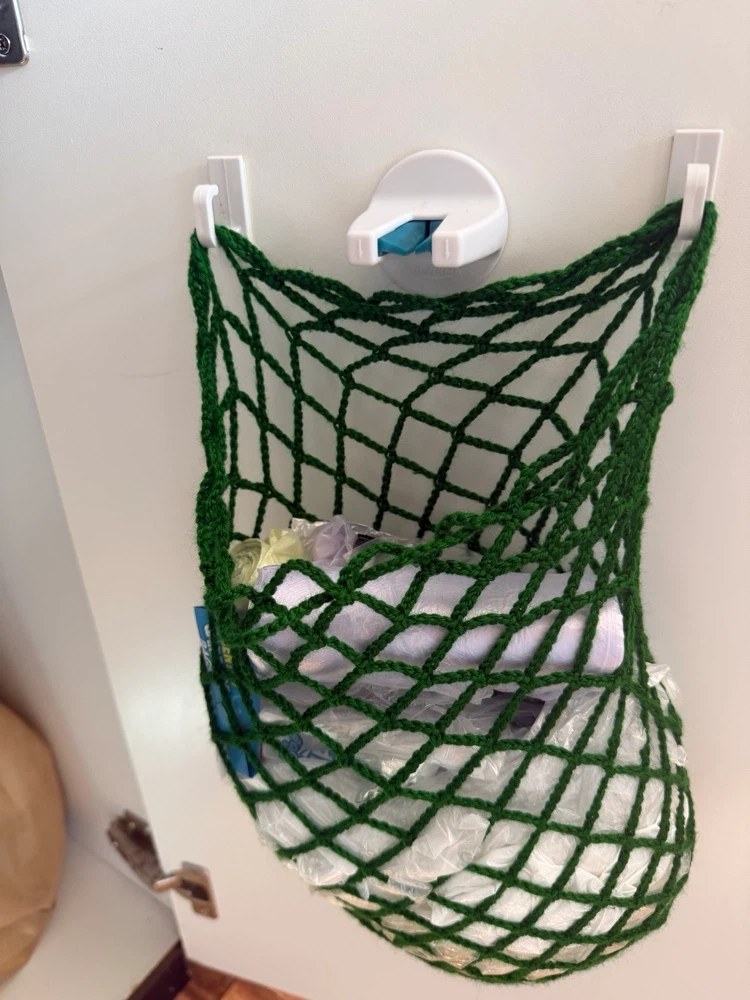 Handmade Crochet Net Bag - Green - photo 4