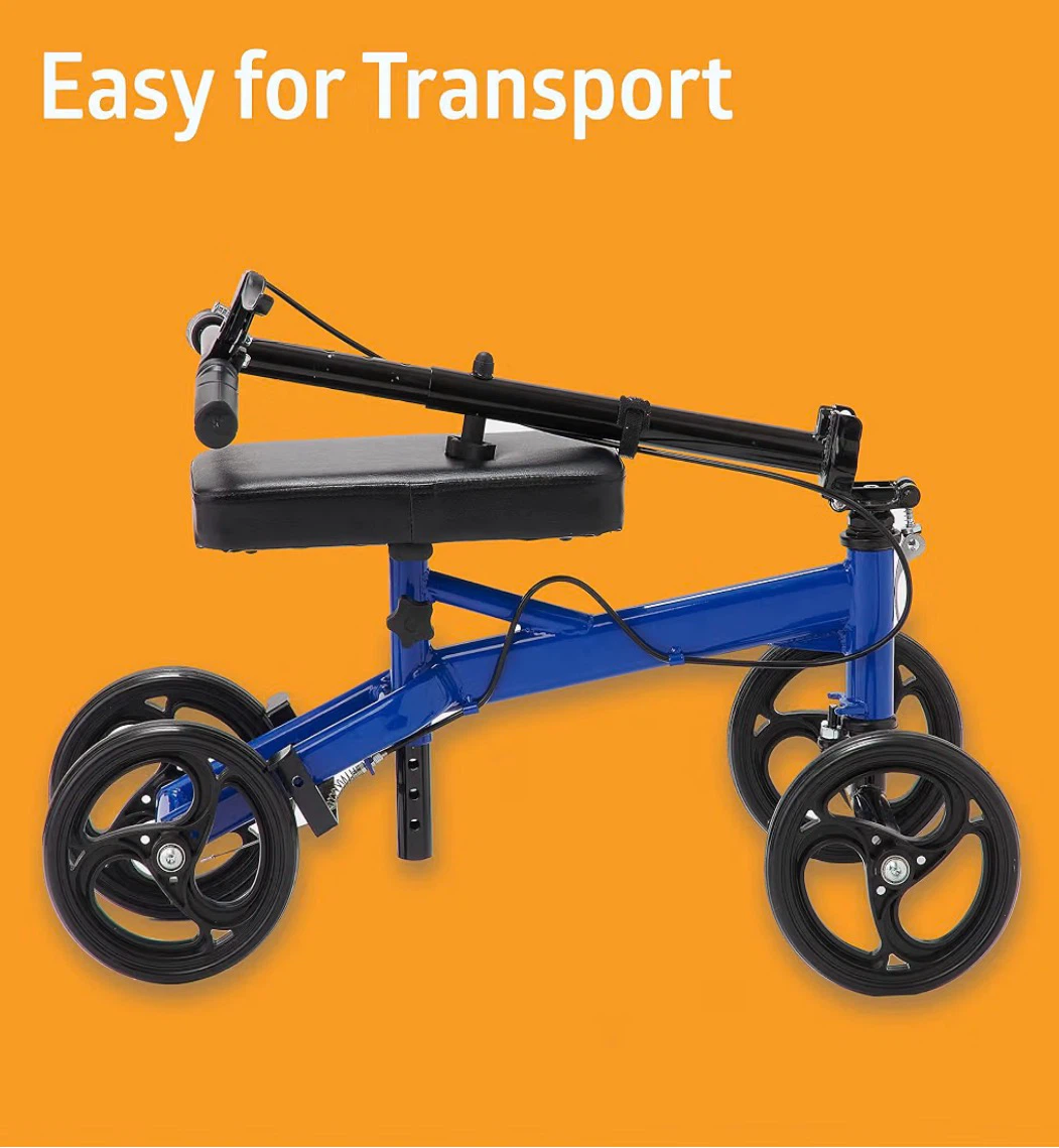 Blue 4-Wheel Knee Scooter Walker - photo 3