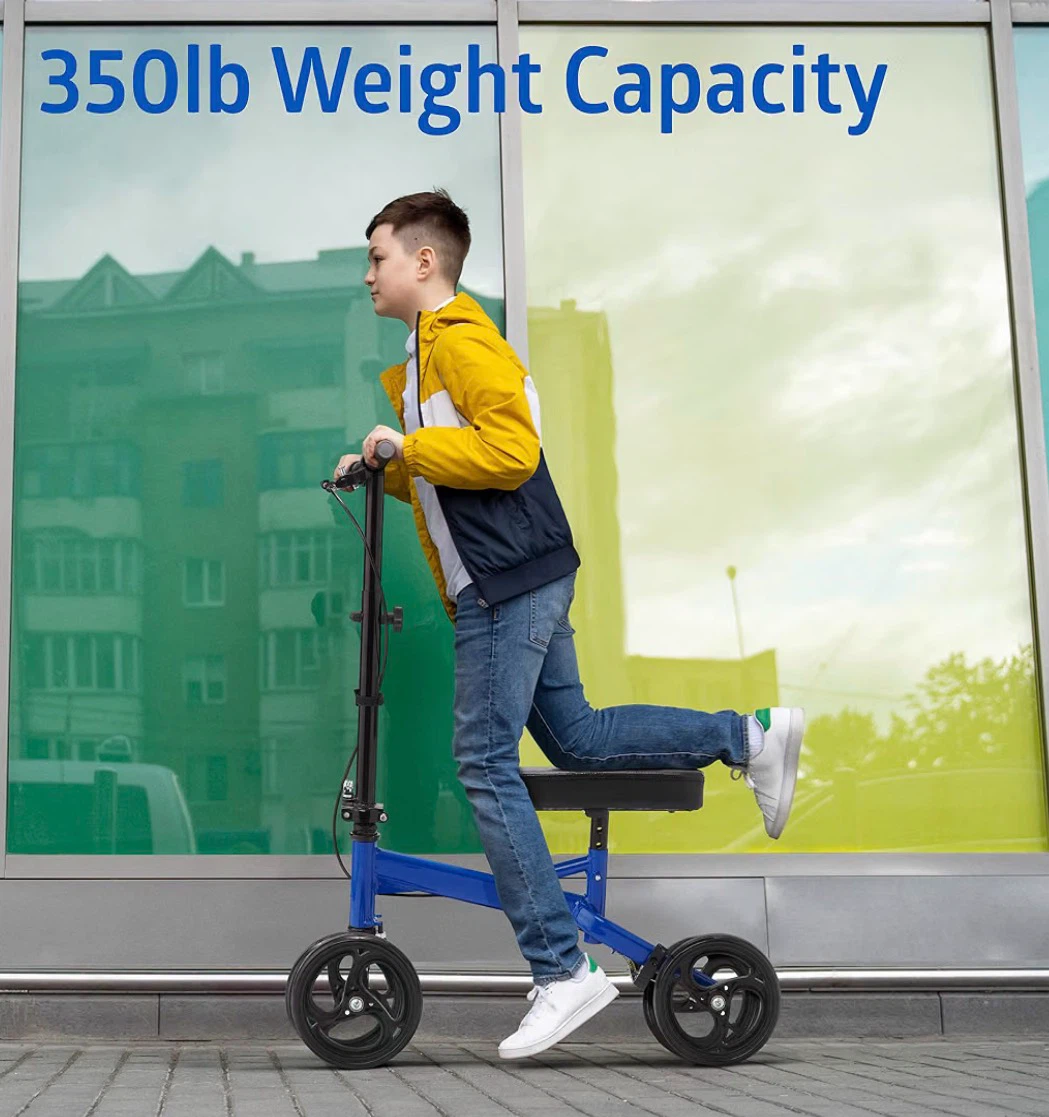 Blue 4-Wheel Knee Scooter Walker - photo 4