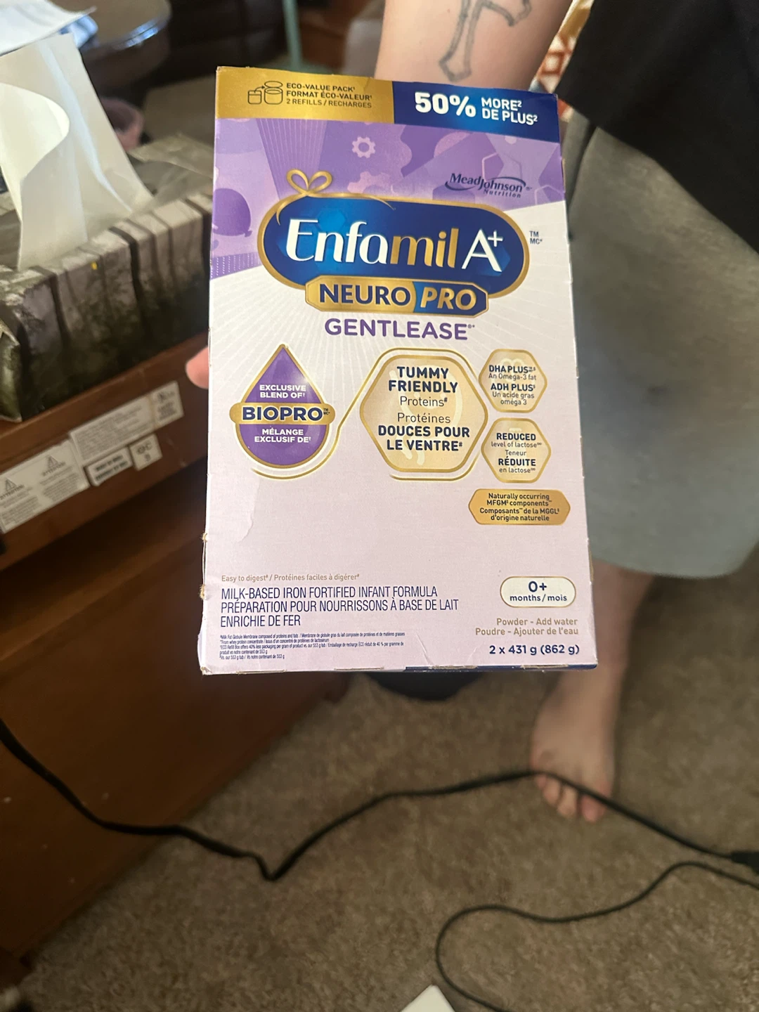 Enfamil A+ Neuro Pro Gentlease Infant Formula 862g