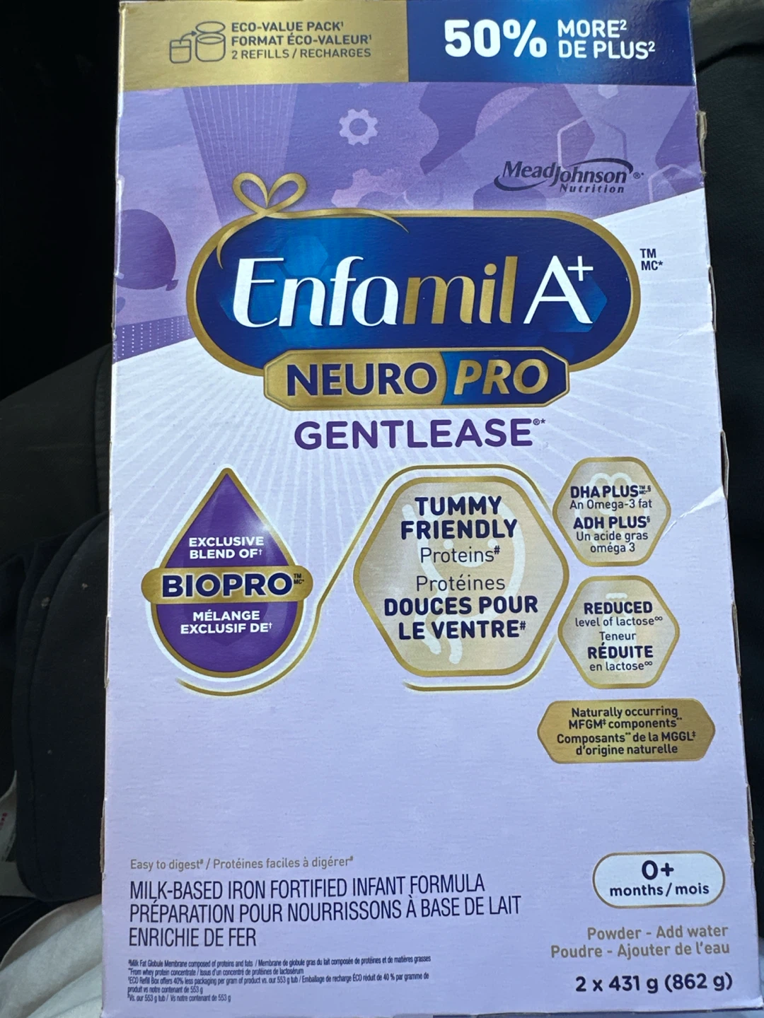Enfamil A+ Neuro Pro Gentlease Infant Formula 862g - photo 2