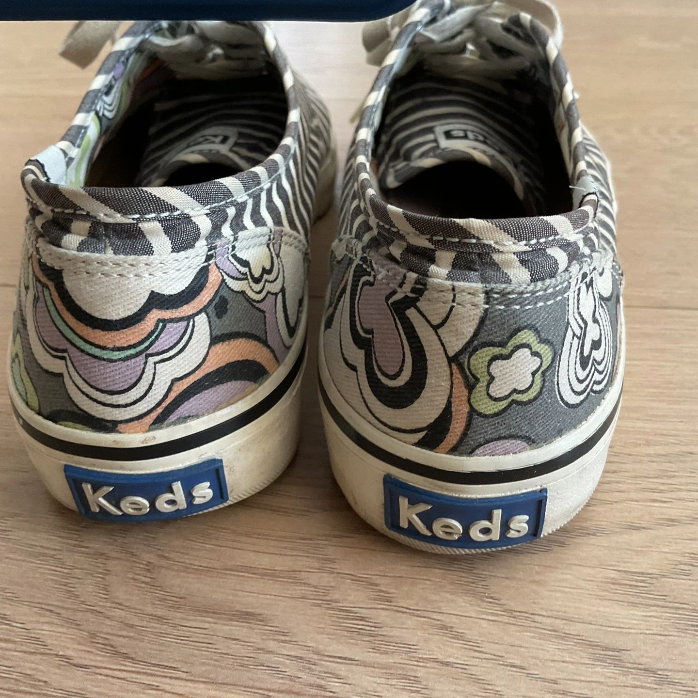 Keds Striped & Floral Canvas Sneakers - photo 3