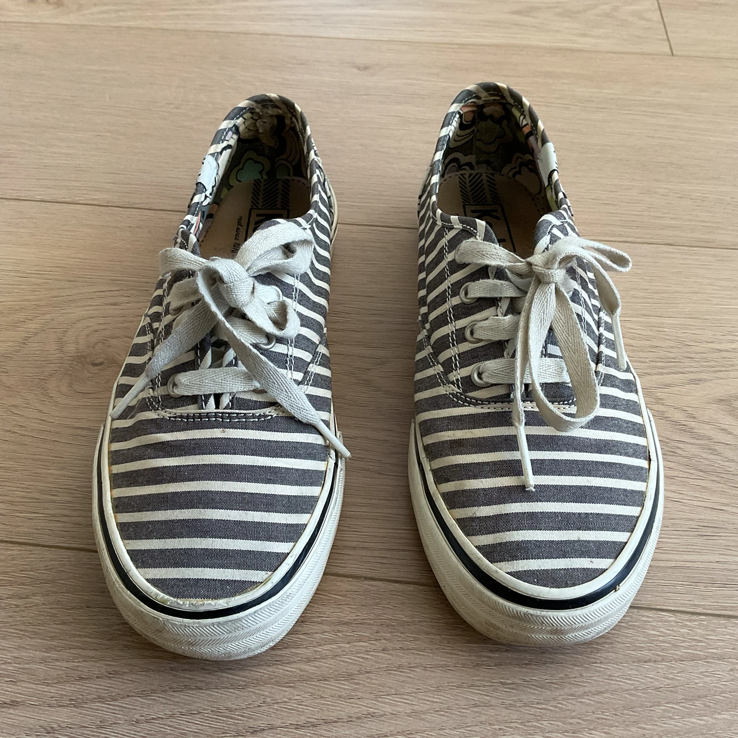 Keds Striped & Floral Canvas Sneakers