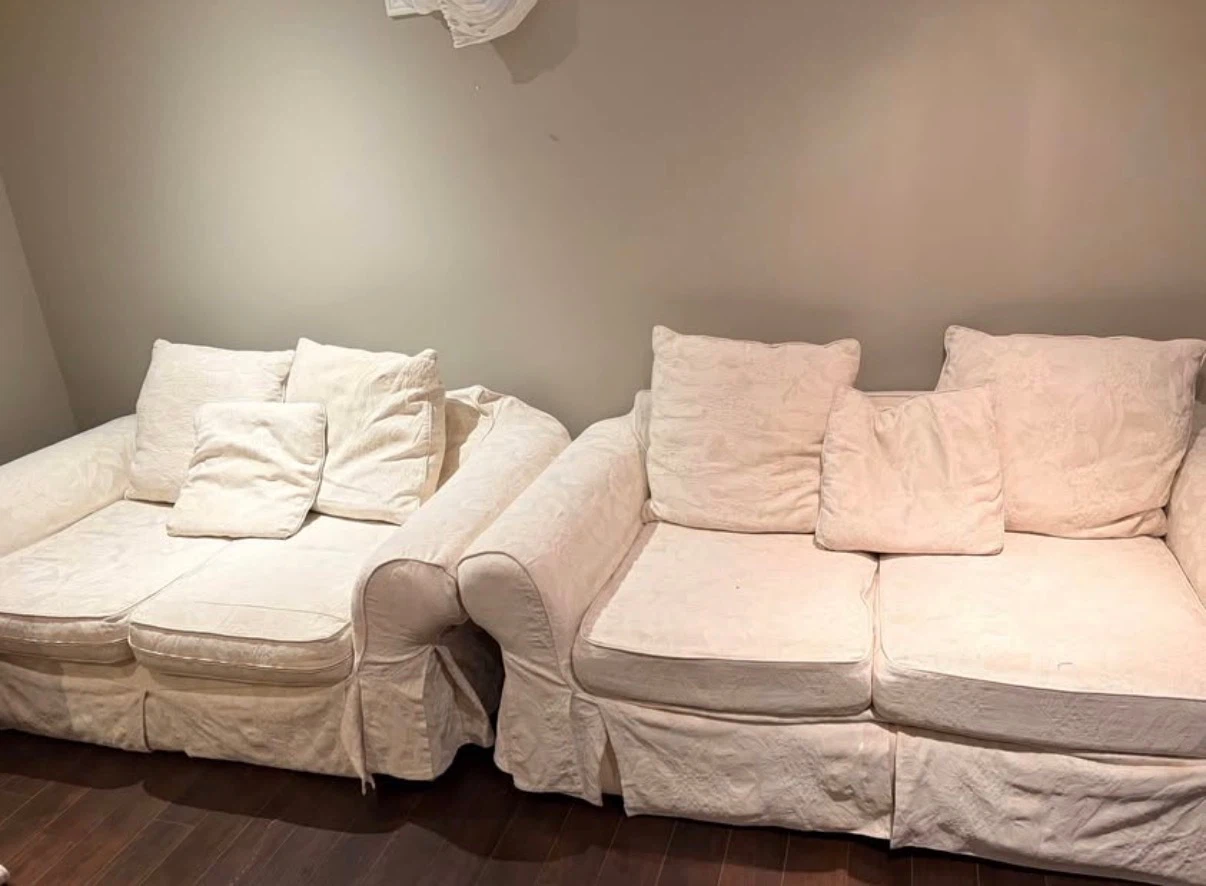 Selling two piece sofa
