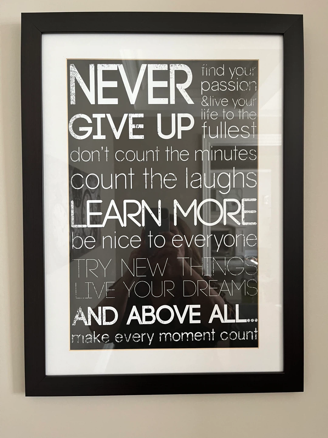Set of Framed Inspirational Quote Wall Art - photo 3