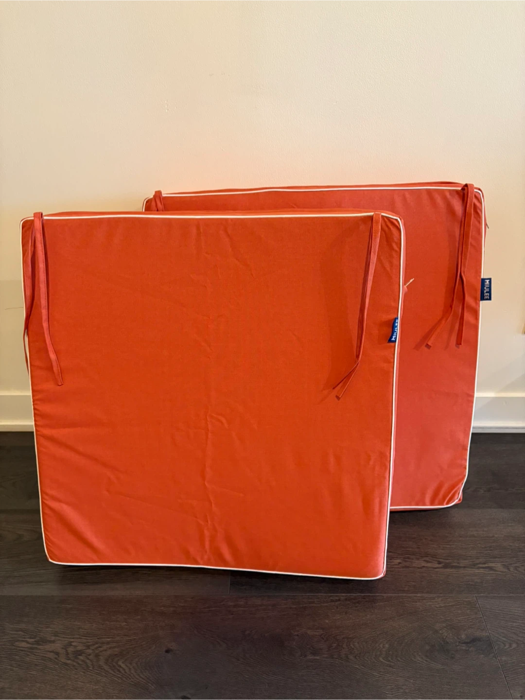 2 Orange MiuLee Outdoor Cushions