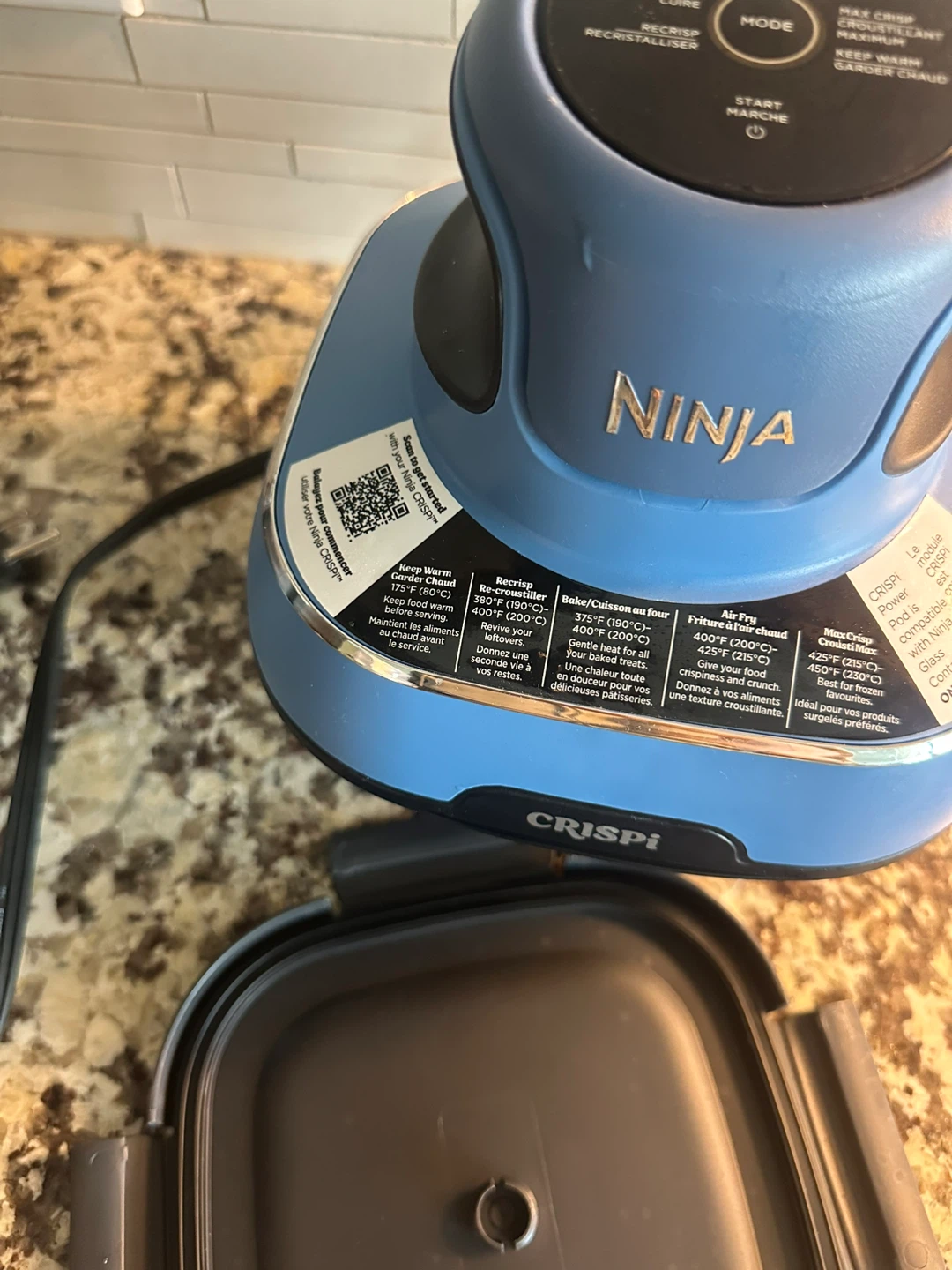New Ninja Crispi Blue Air Fryer - photo 2