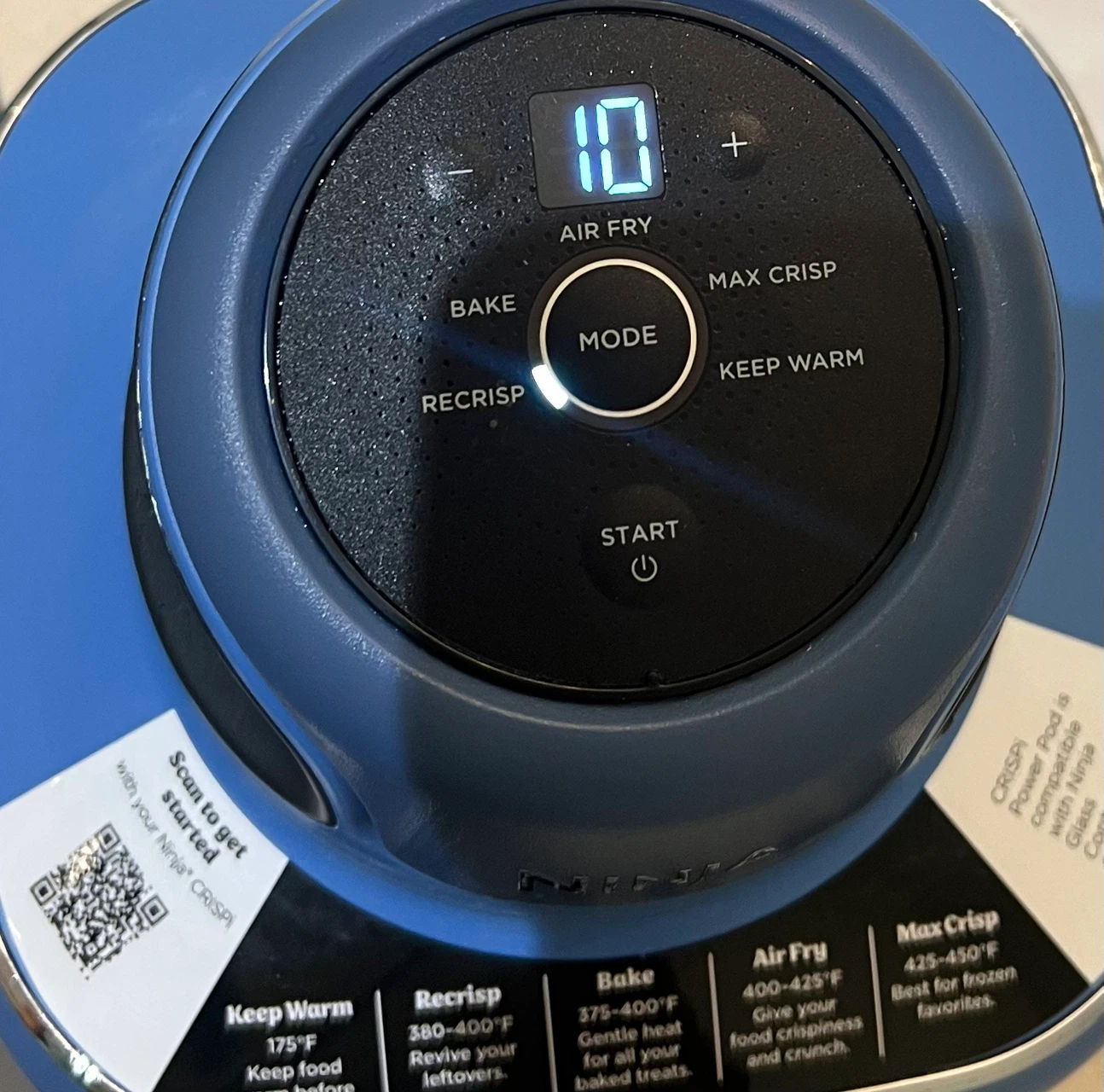 New Ninja Crispi Blue Air Fryer - photo 4