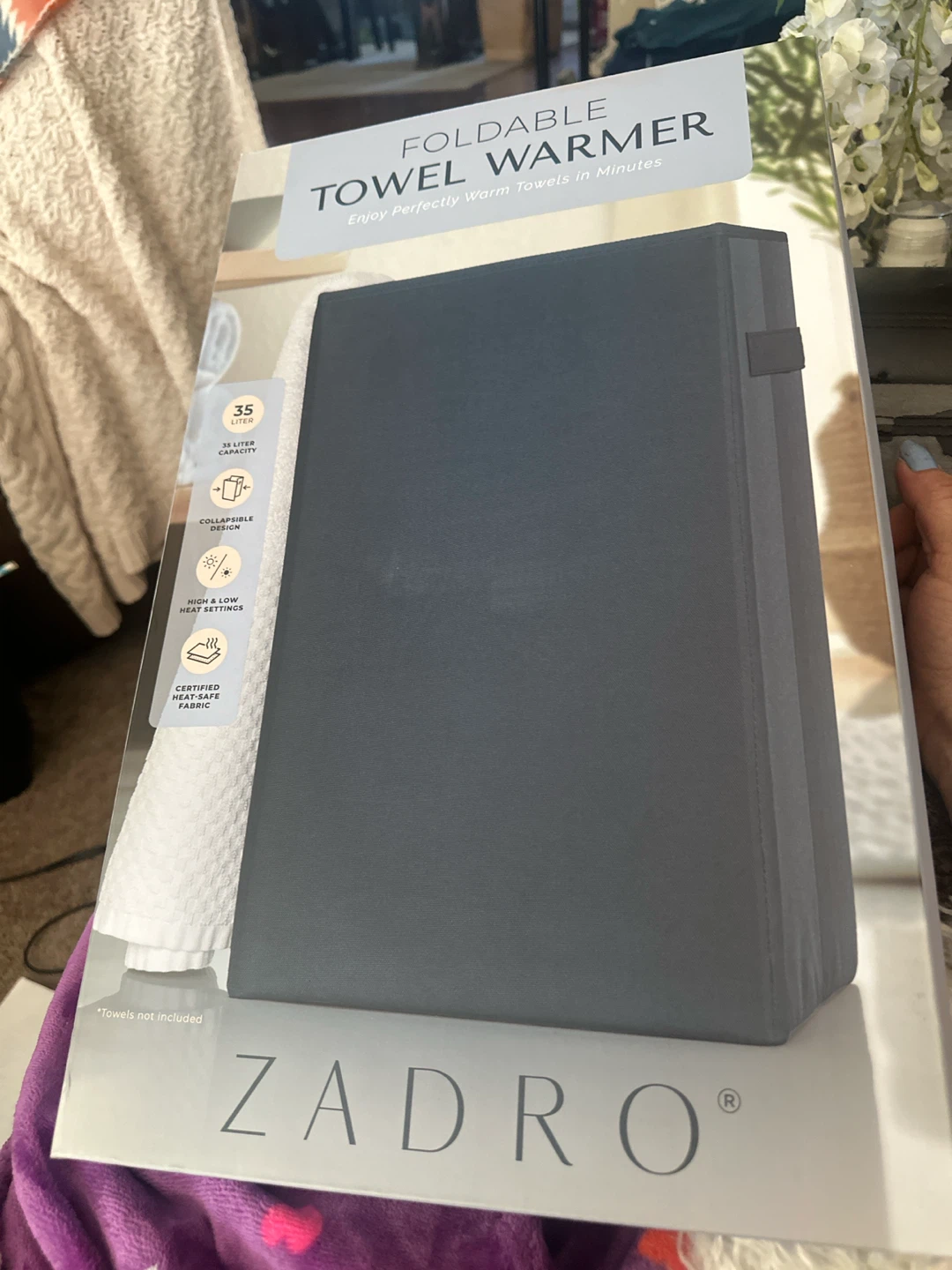 Zadro Foldable Towel Warmer