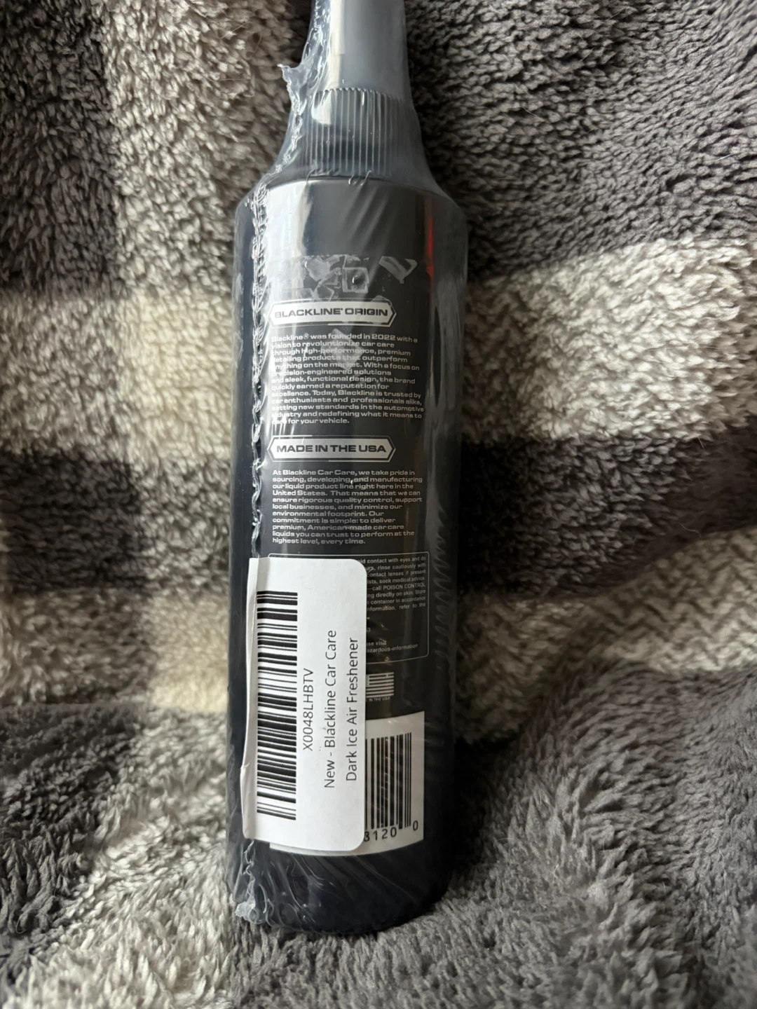 Blackline Car Care Dark Ice Sprayable Air Freshener 8oz - photo 3