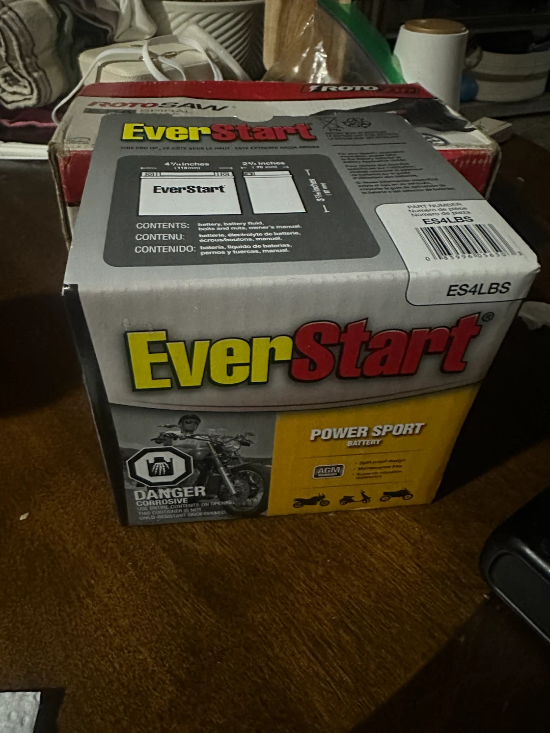 EverStart ES4LBS Power Sport Battery