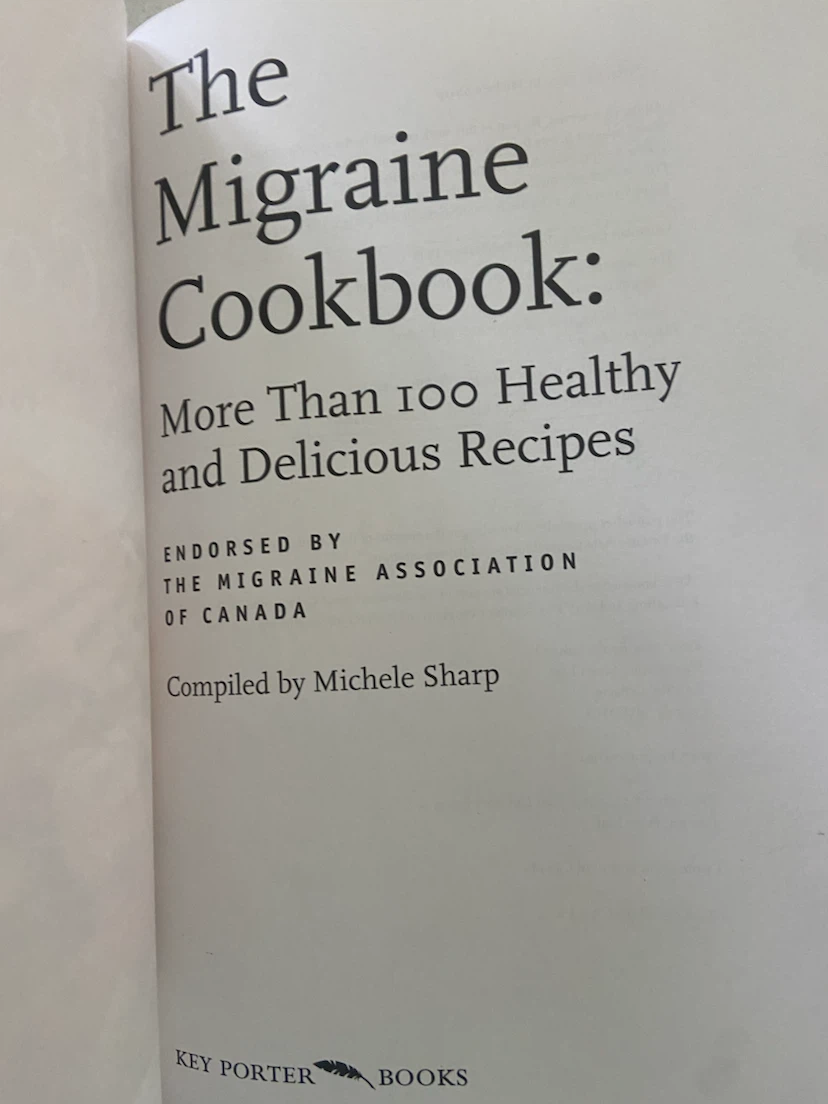 EUC: The Migraine Cookbook by Michele Sharp - photo 5