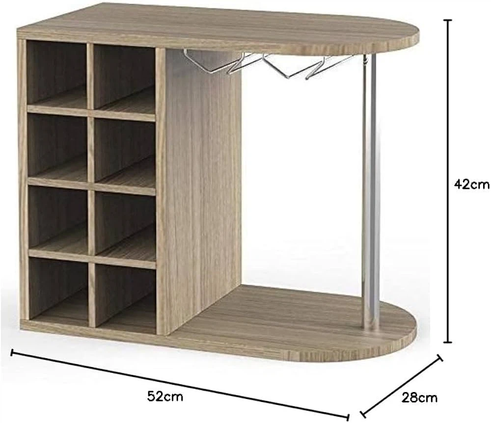Wooden Wine Rack with Glass Holder - photo 2