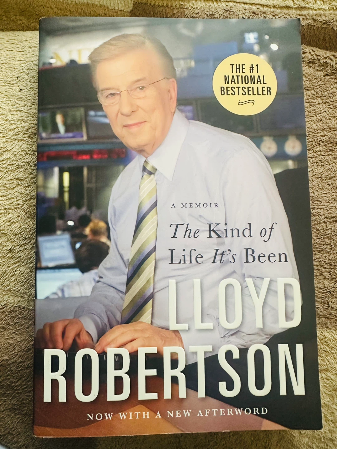 Signed Lloyd Robertson The Kind of Life It's Been Memoir