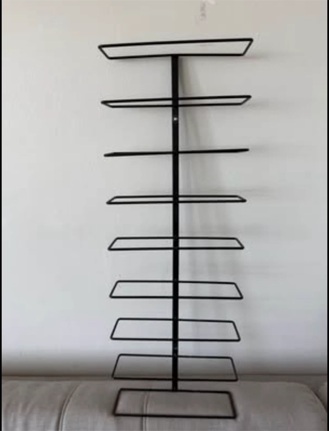 Wall-Mounted Wine Rack - Black - photo 2