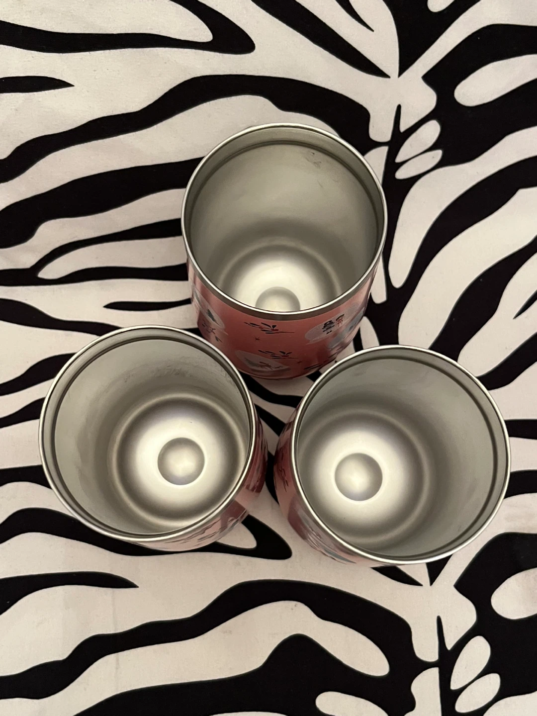 🎄 Set of 3 Pink Christmas stainless steel insulated tumblers 🎄 - photo 5